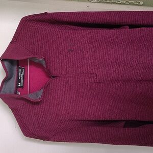 Under Armour  Cold Gear Burgundy Quarter-Zip Top Sweatshirt. Size XXL